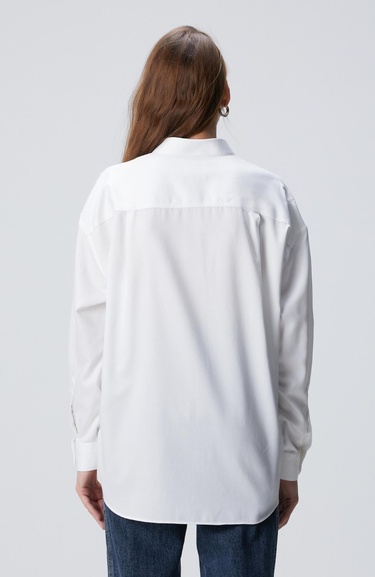  Network Kadın Beyaz Non Iron Gömlek