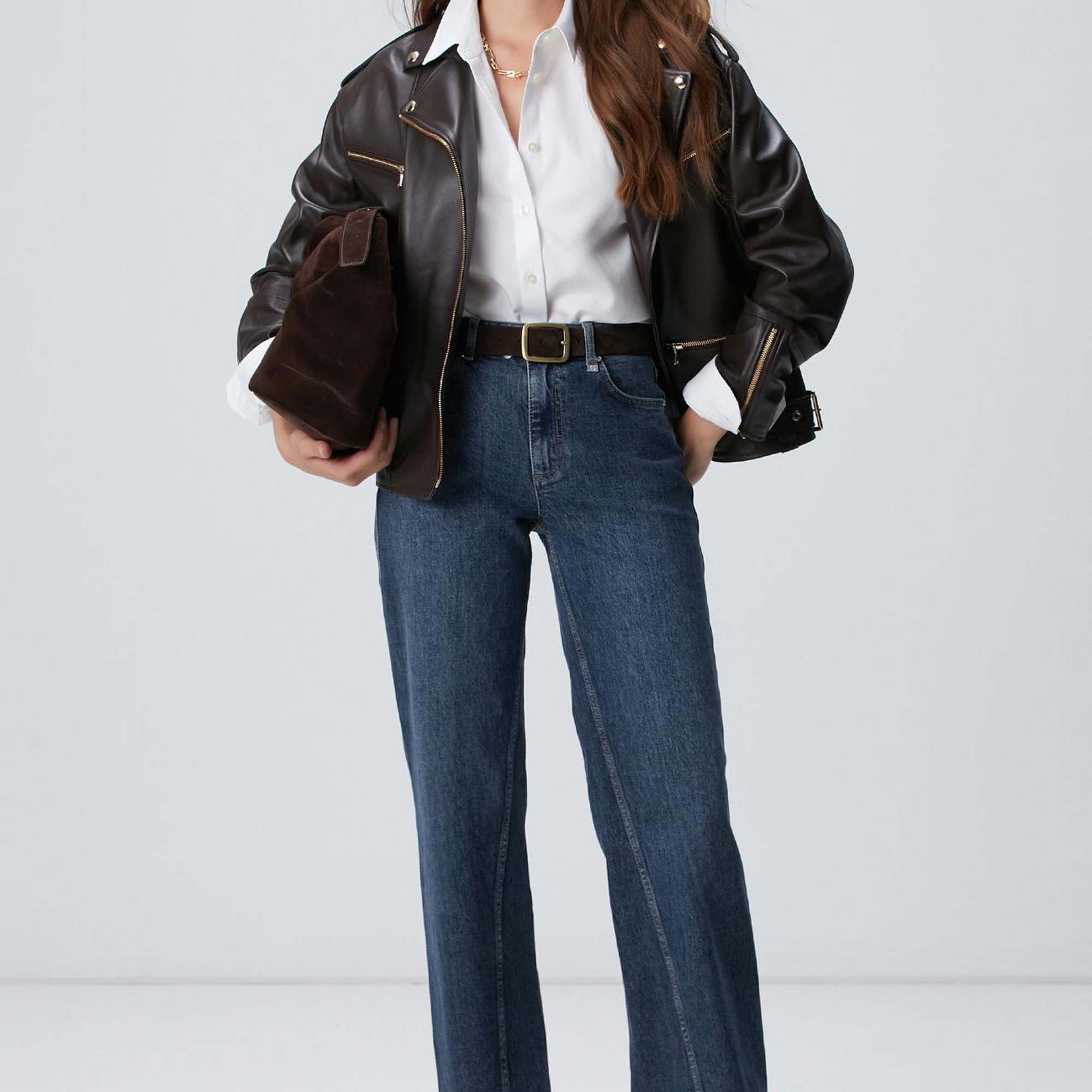 Network Kadın Beyaz Non Iron Gömlek