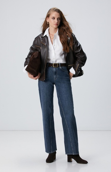  Network Kadın Beyaz Non Iron Gömlek