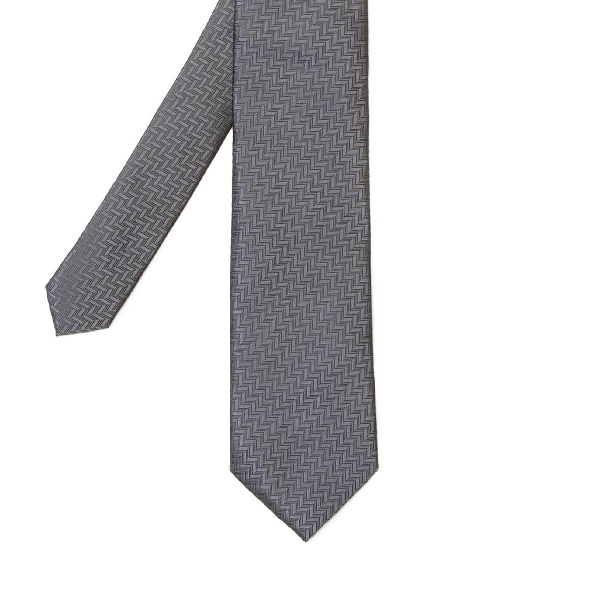 Network Erkek Antrasit Desenli Kravat