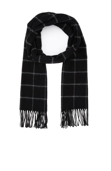  Network Erkek Siyah Erekk Yün Atkı