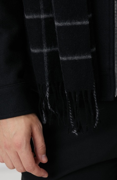  Network Erkek Siyah Erekk Yün Atkı