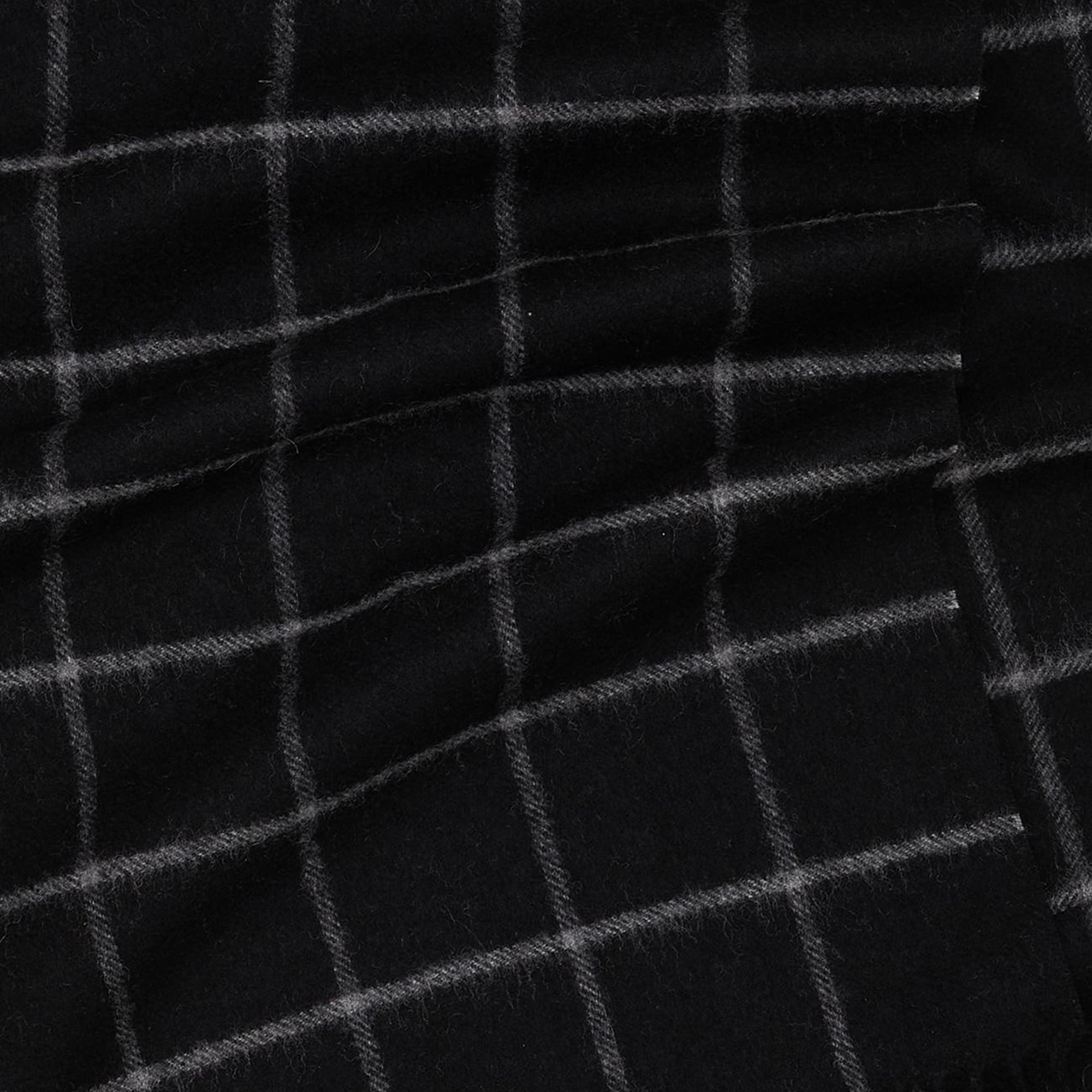 Network Erkek Siyah Yün Atkı