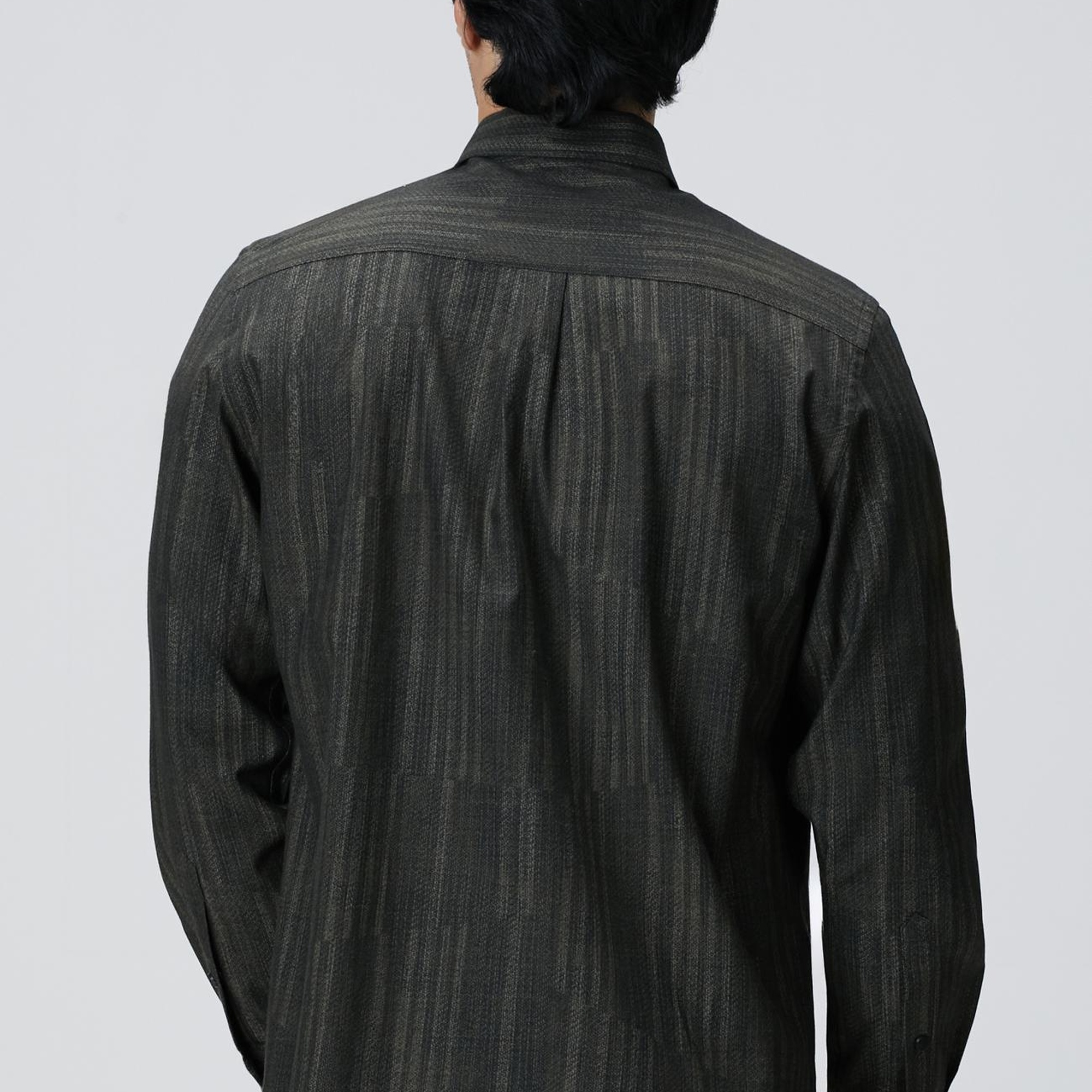 Network Erkek Haki Baskılı Gömlek