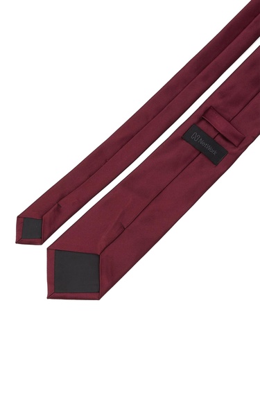  Network Erkek Bordo Desenli Kravat