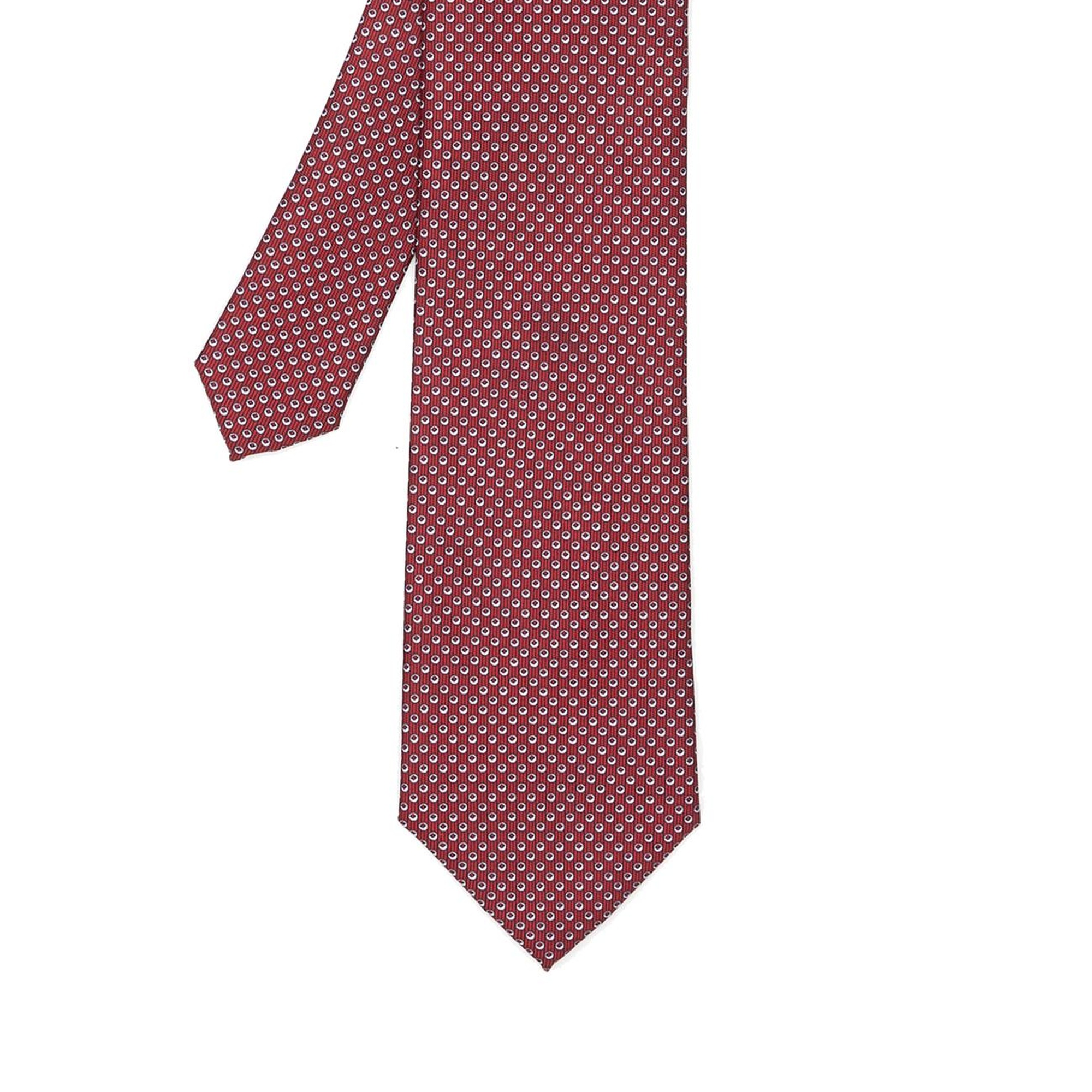 Network Erkek Bordo Desenli Kravat