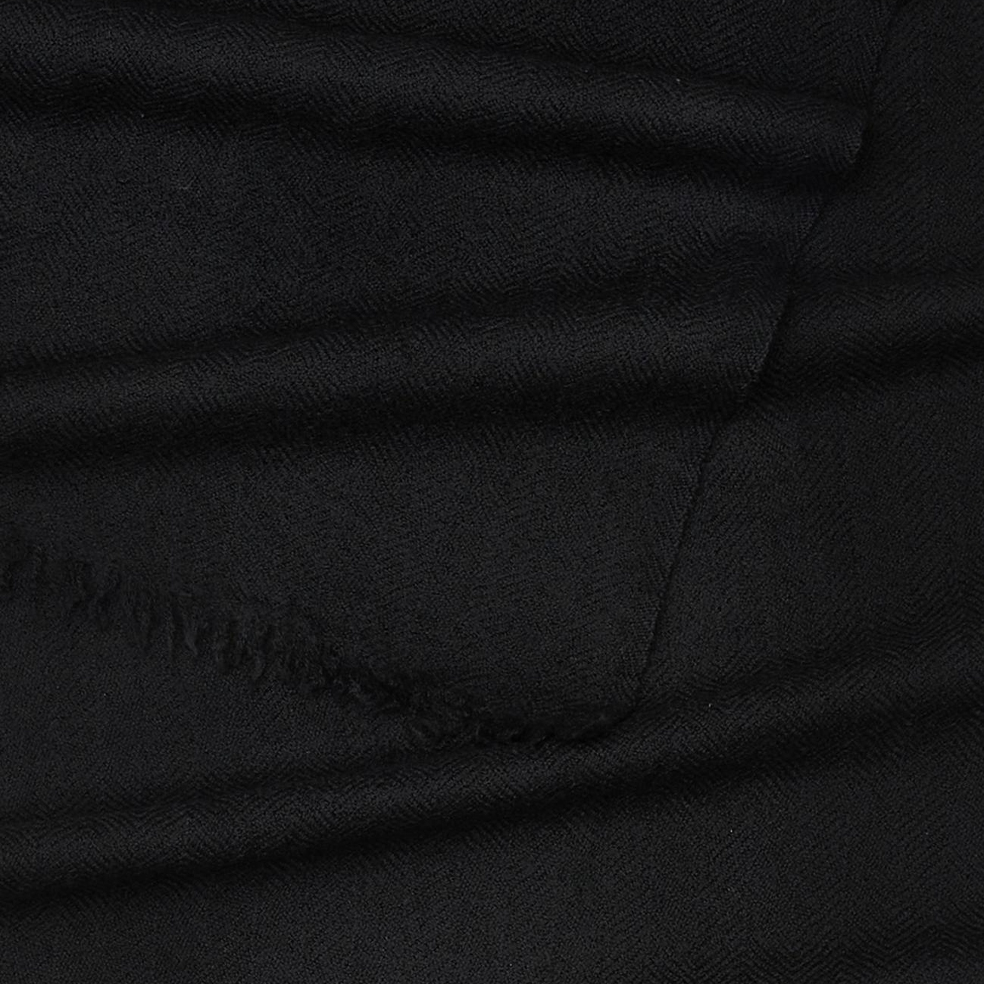 Network Erkek Siyah Yün Atkı