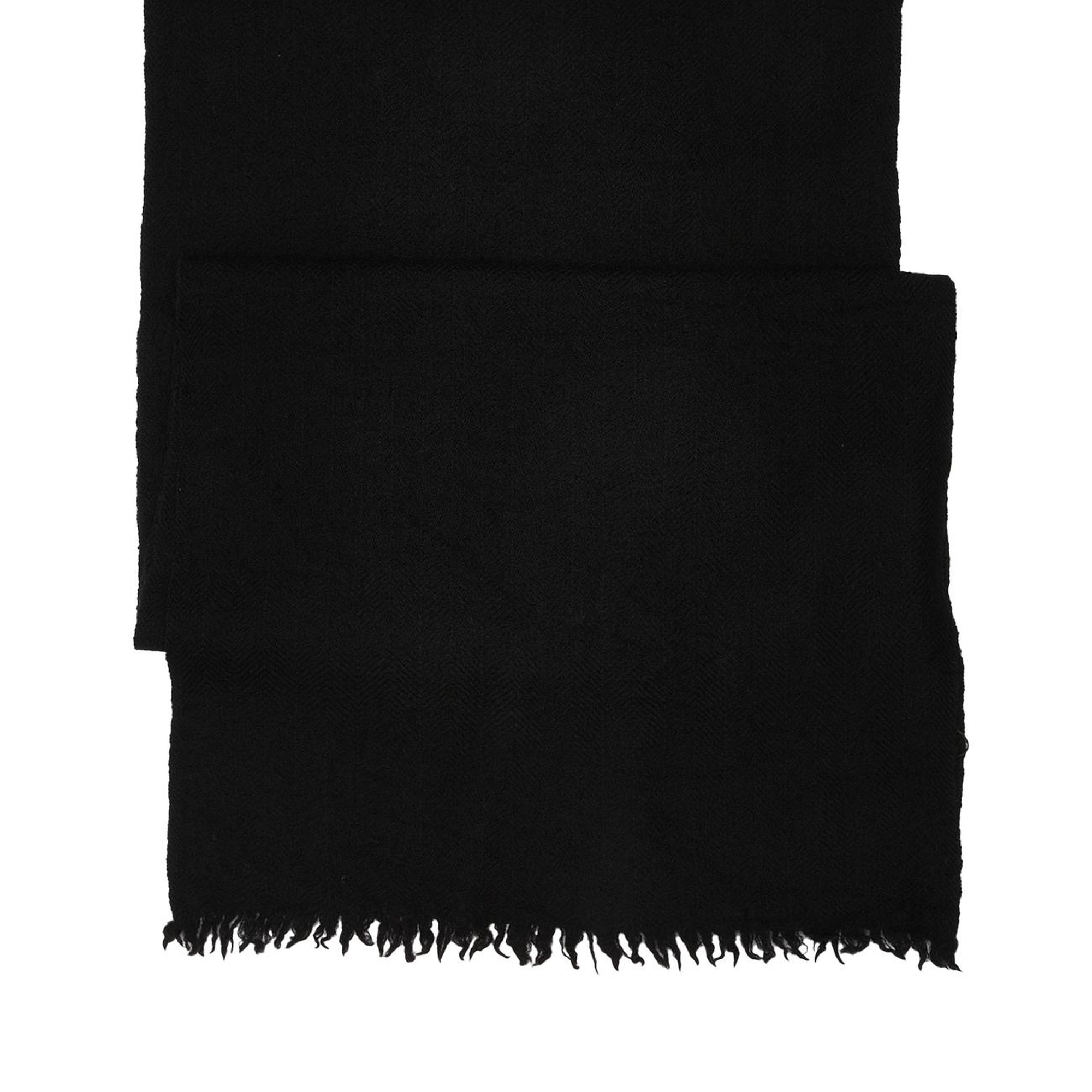 Network Erkek Siyah Yün Atkı