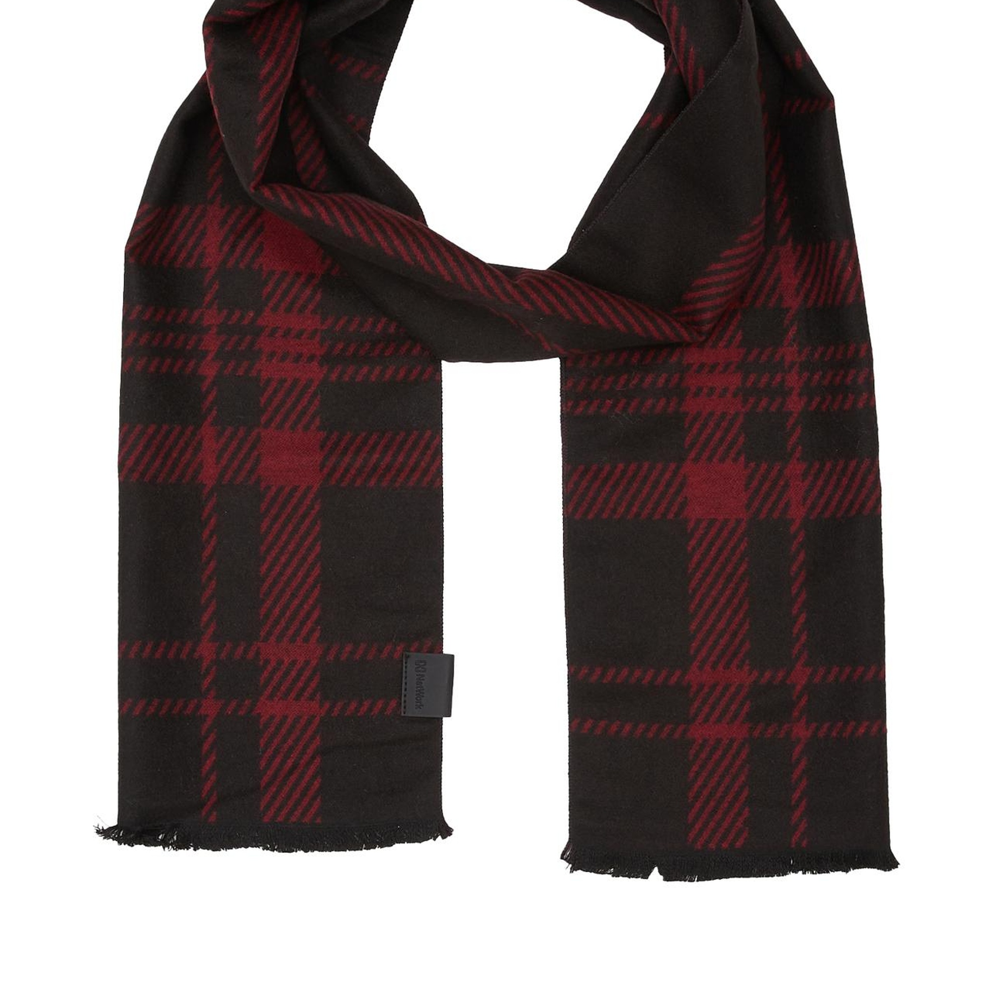 Network Erkek Bordo Desenli Atkı