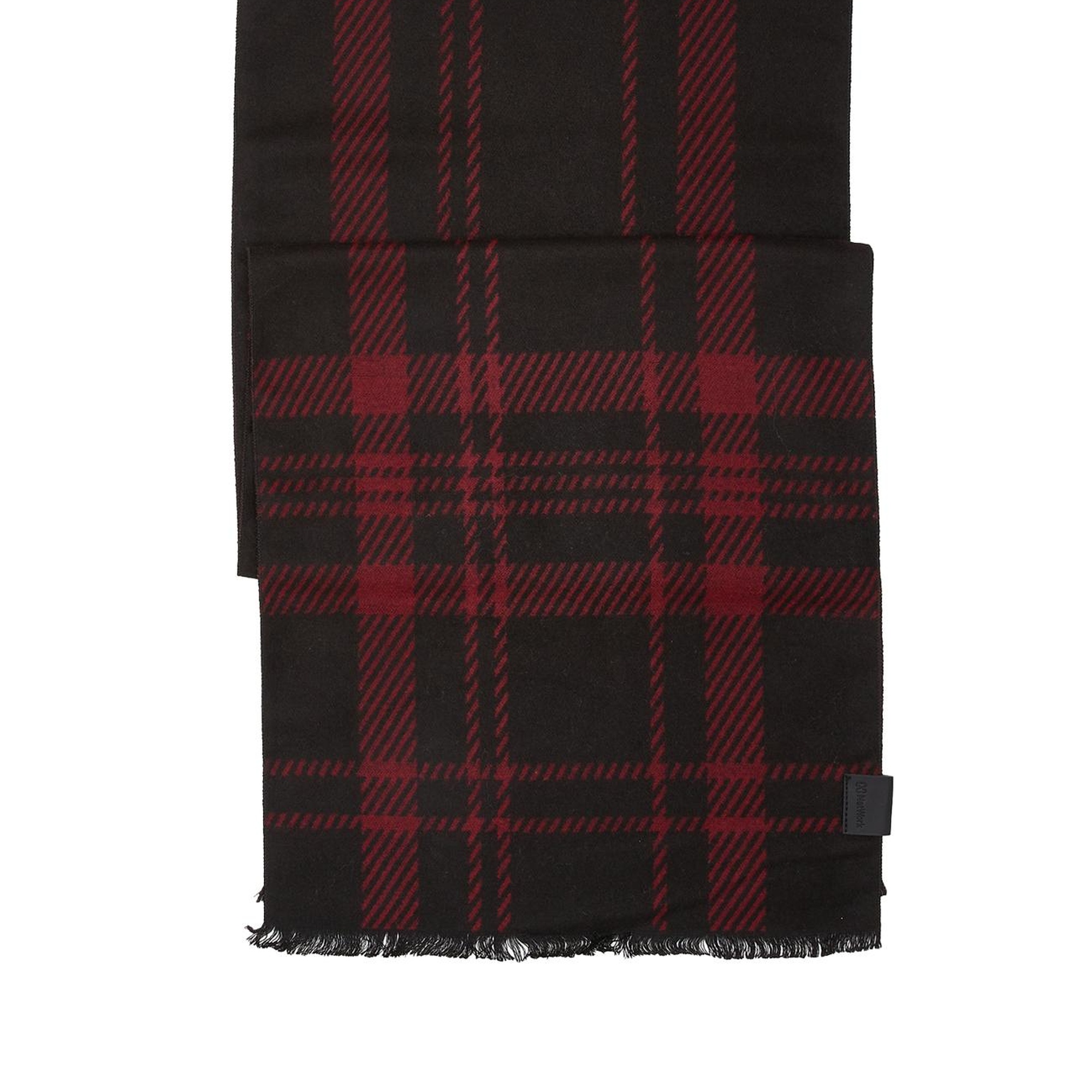 Network Erkek Bordo Desenli Atkı