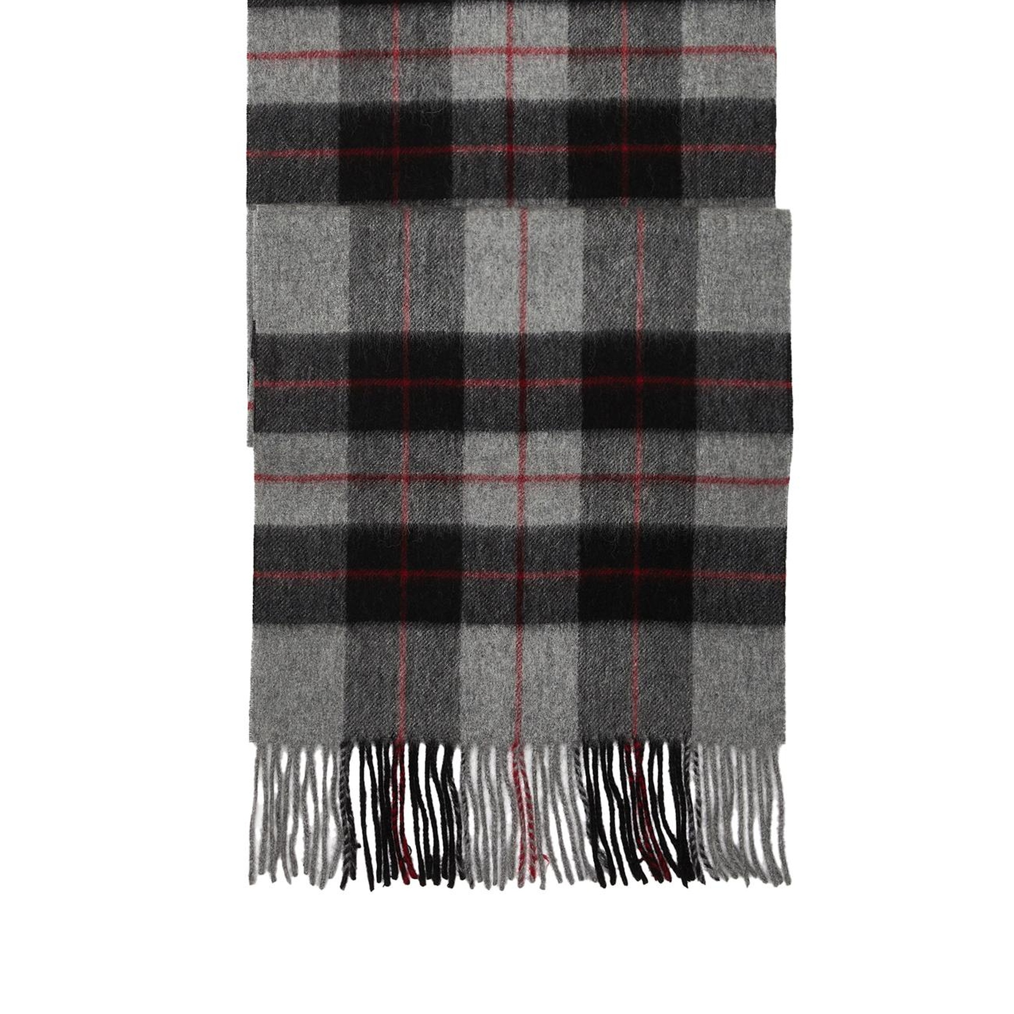 Network Erkek Gri Yün Atkı