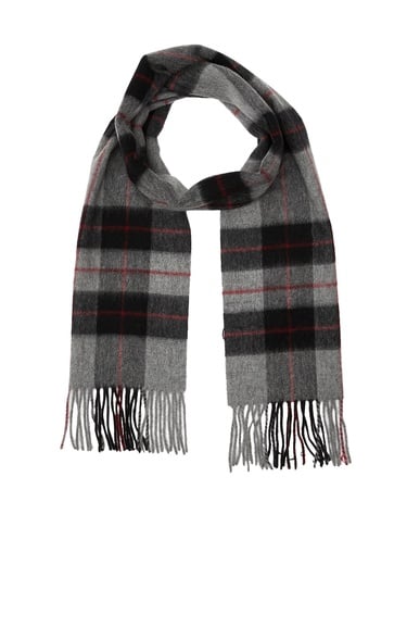  Network Erkek Gri Yün Atkı