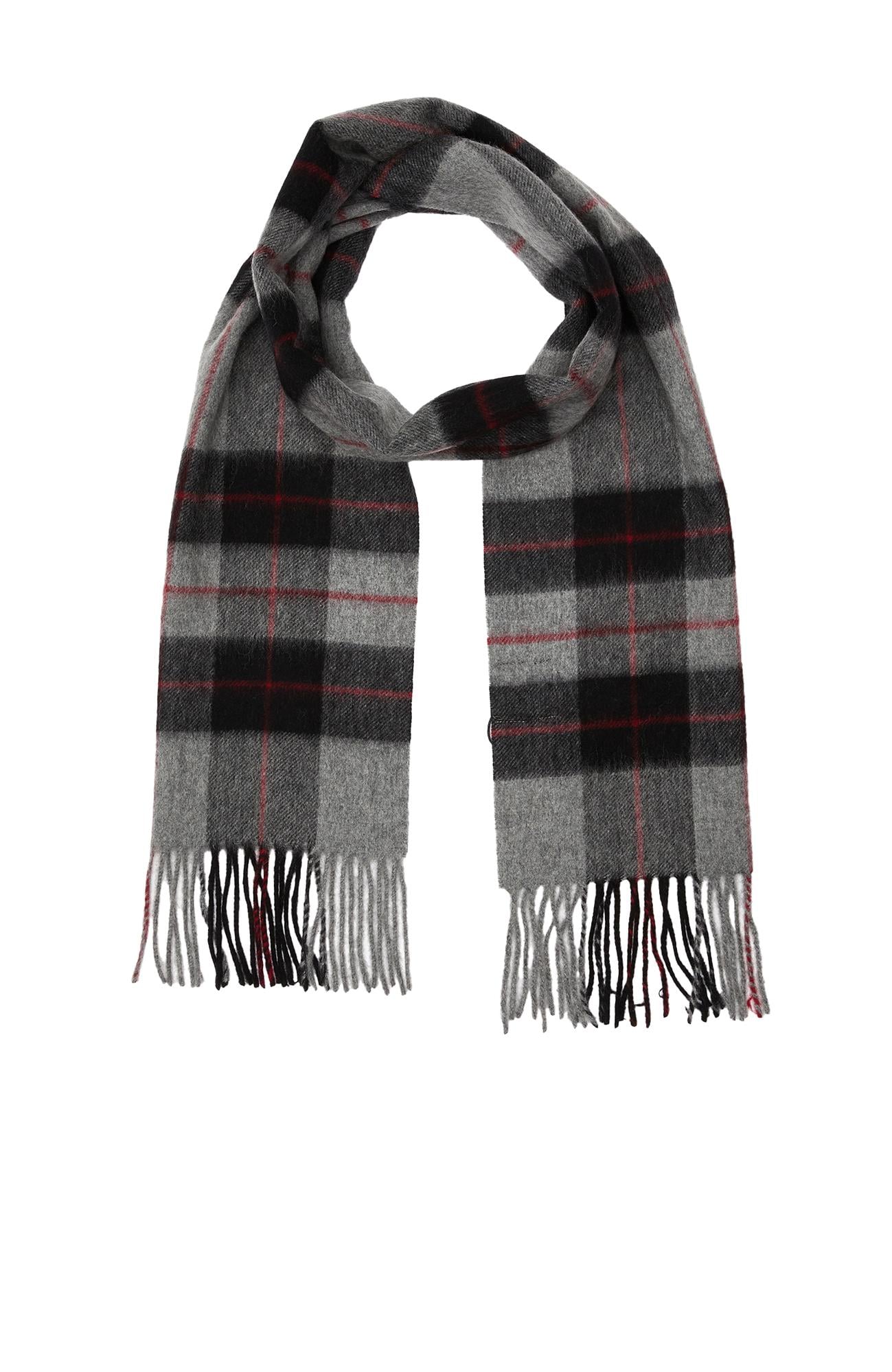  Network Erkek Gri Yün Atkı