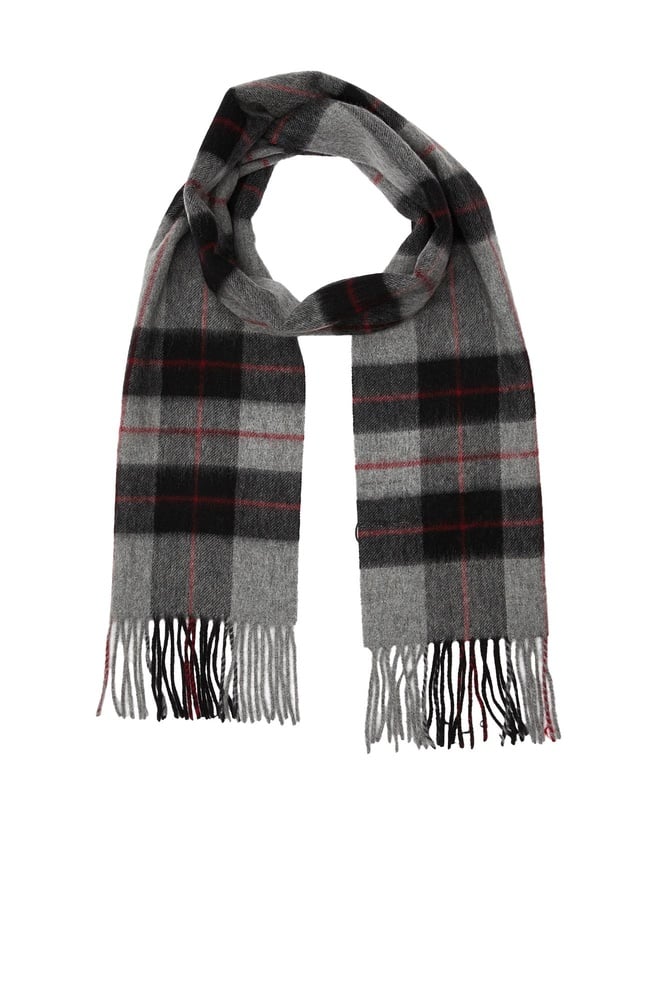  Network Erkek Gri Yün Atkı