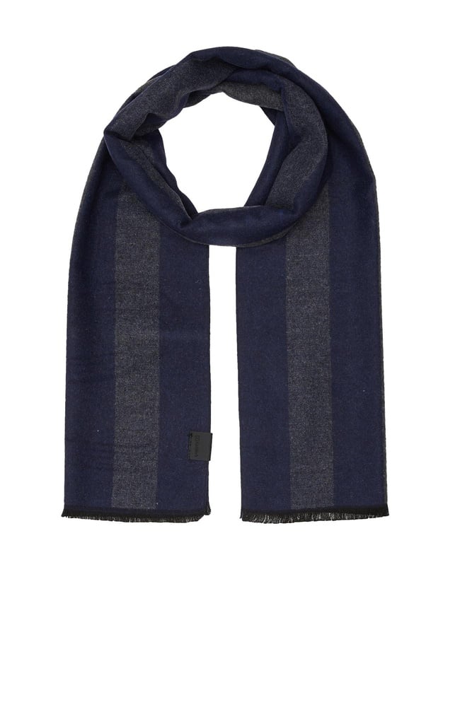  Network Erkek Lacivert Desenli Atkı