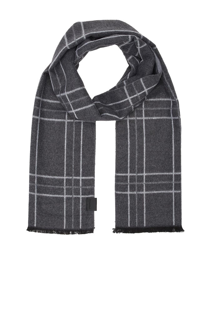  Network Erkek Siyah Desenli Atkı