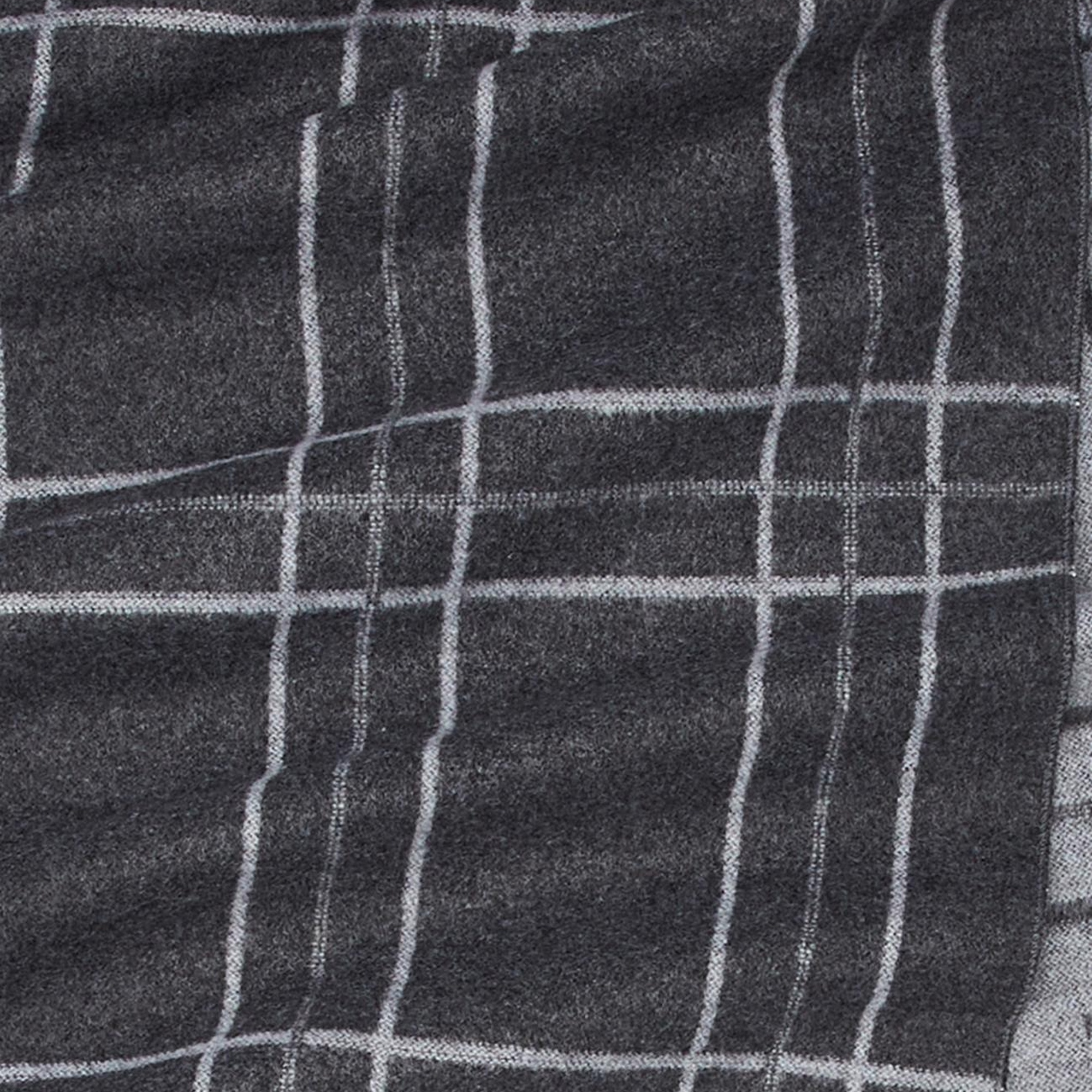 Network Erkek Siyah Desenli Atkı