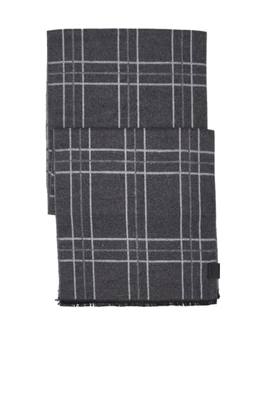  Network Erkek Siyah Desenli Atkı