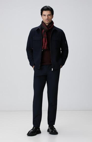  Network Erkek Lacivert Casual Pantolon