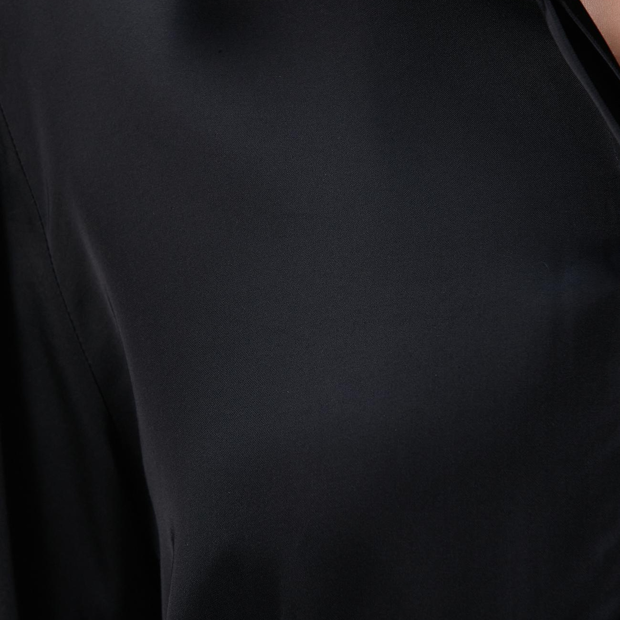 Network Kadın Siyah Saten Gömlek