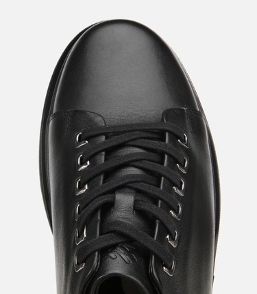  Erkek Deri Siyah Günlük Ayakkabı