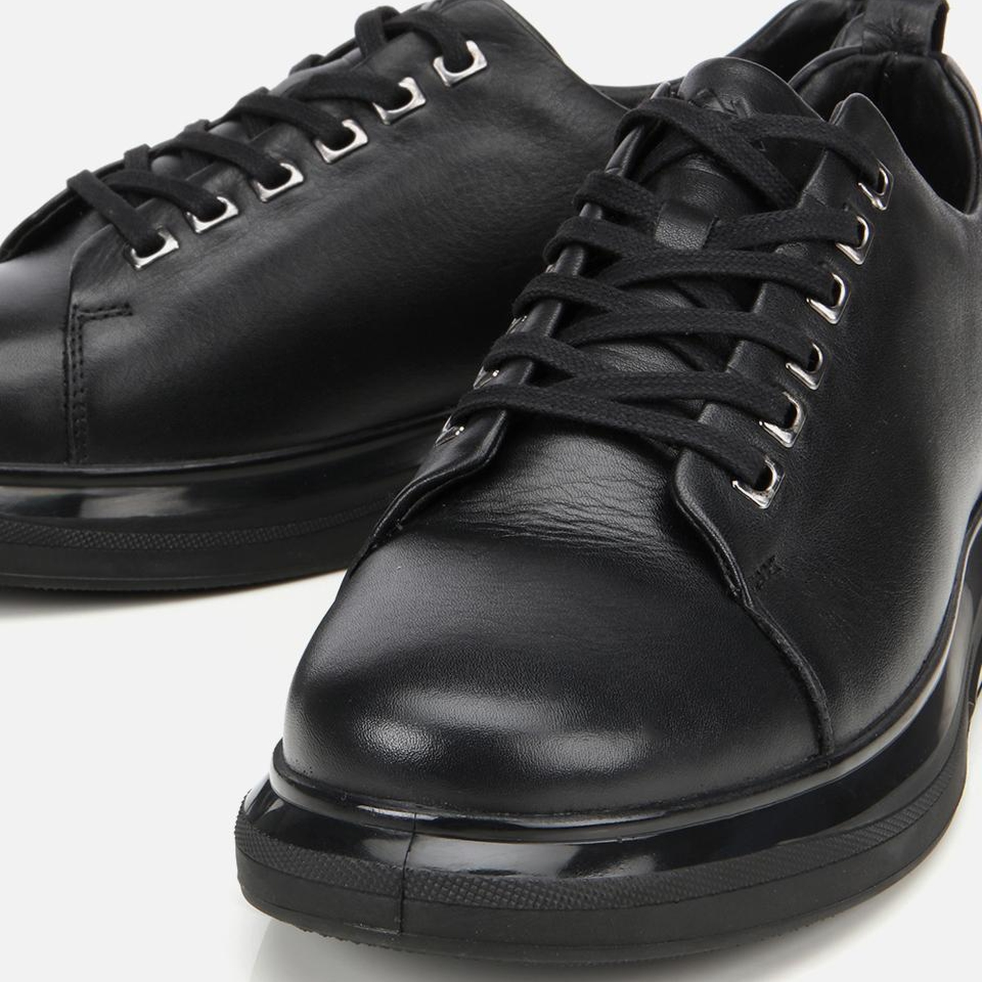 Erkek Deri Siyah Günlük Ayakkabı