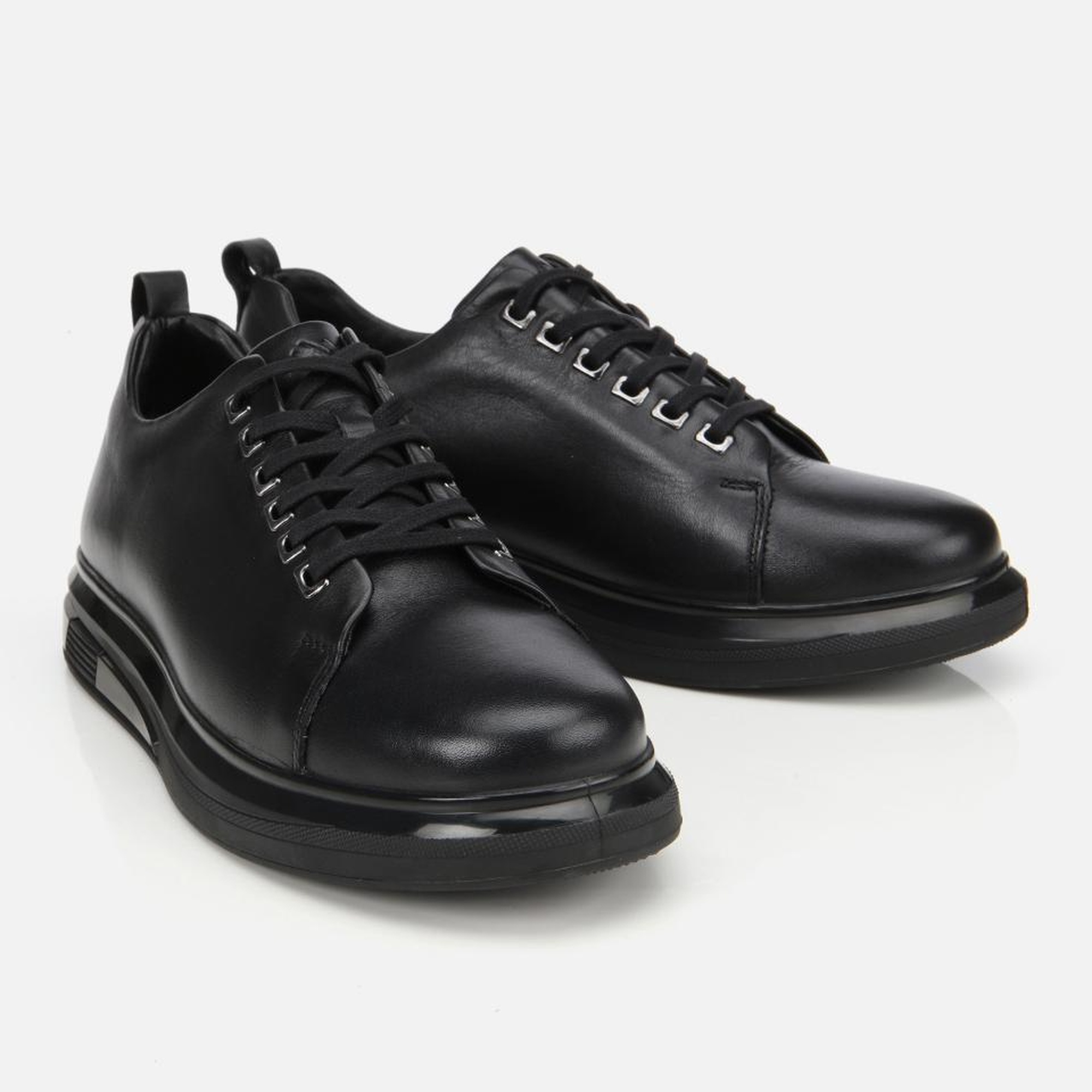 Erkek Deri Siyah Günlük Ayakkabı