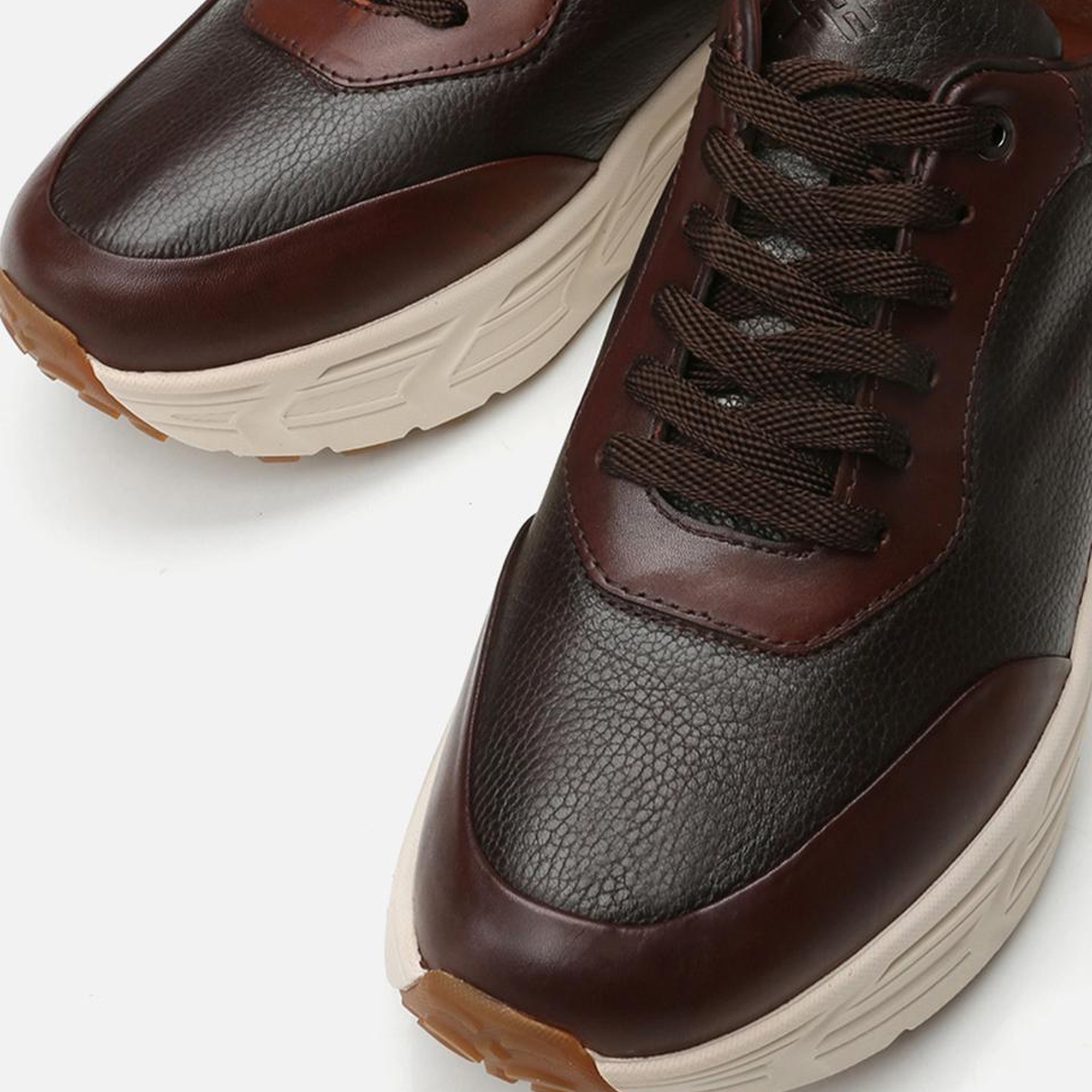 Erkek Deri Kahverengi Spor Ayakkabı