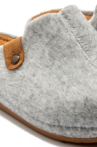  Teına Kadın,Garson Boy Ev Terliği Gri 36/40