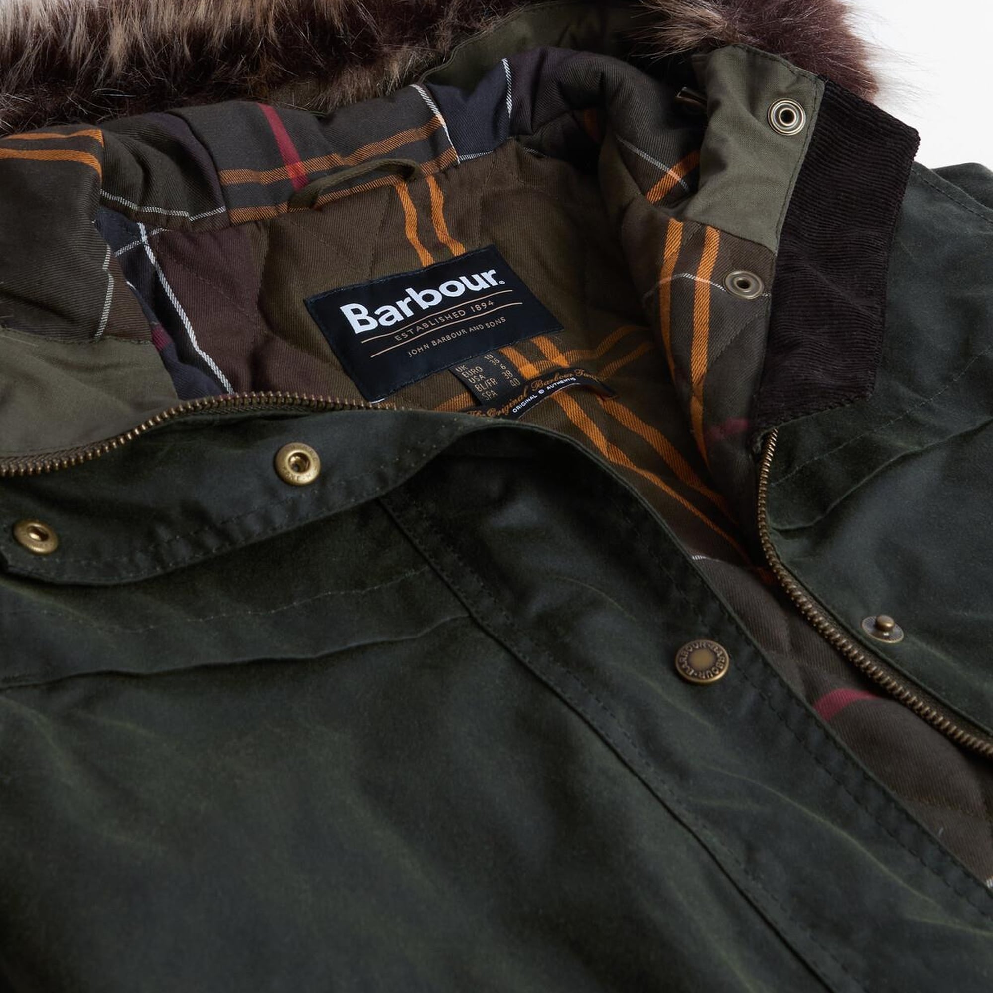 Barbour Durham City Yağlı Parka