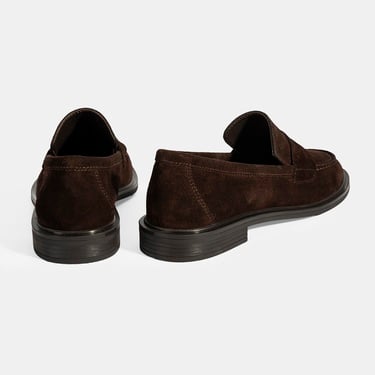  Kadın Kahve Süet Loafer