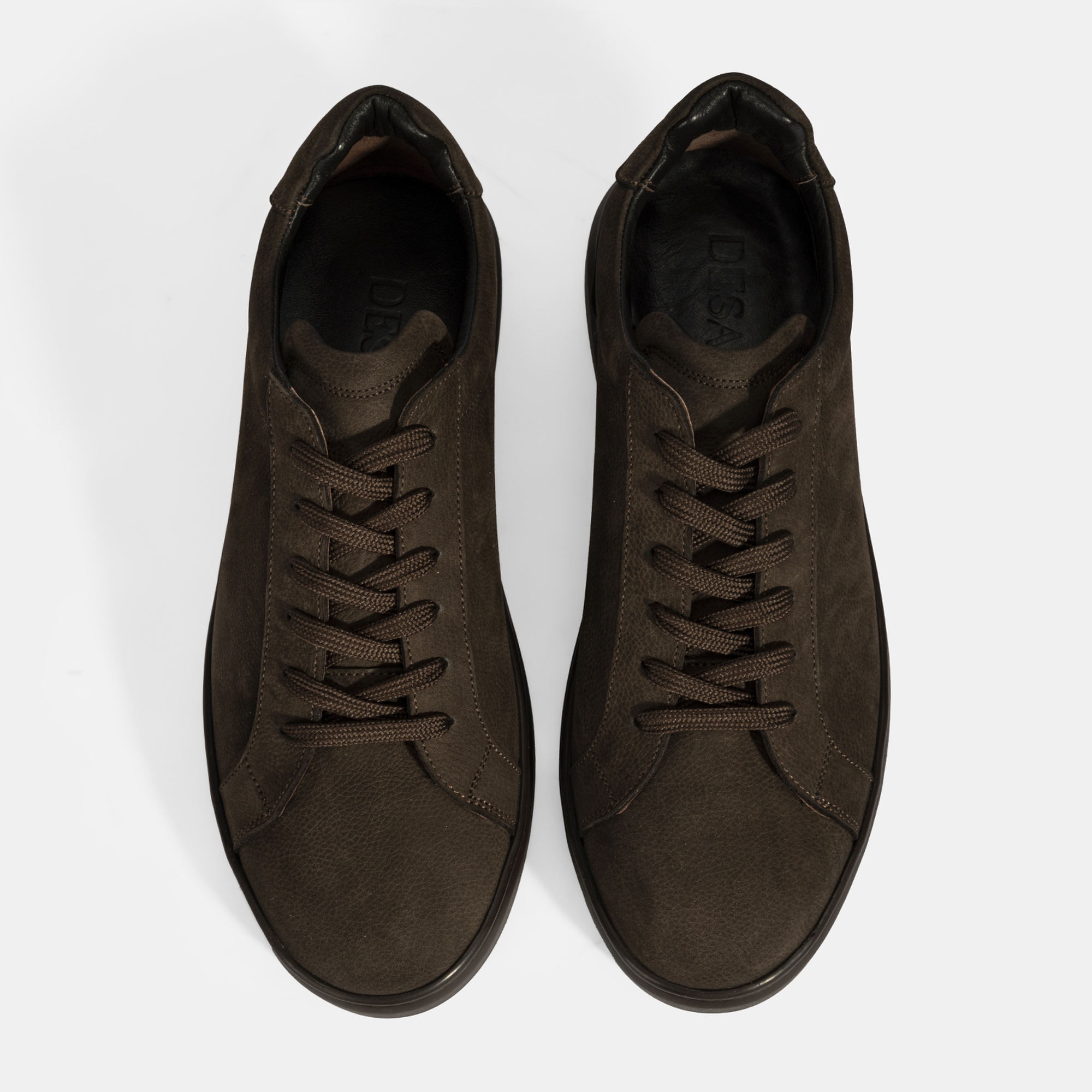 Erkek Kahve Bağcıklı Günlük Nubuk Deri Ayakkabı