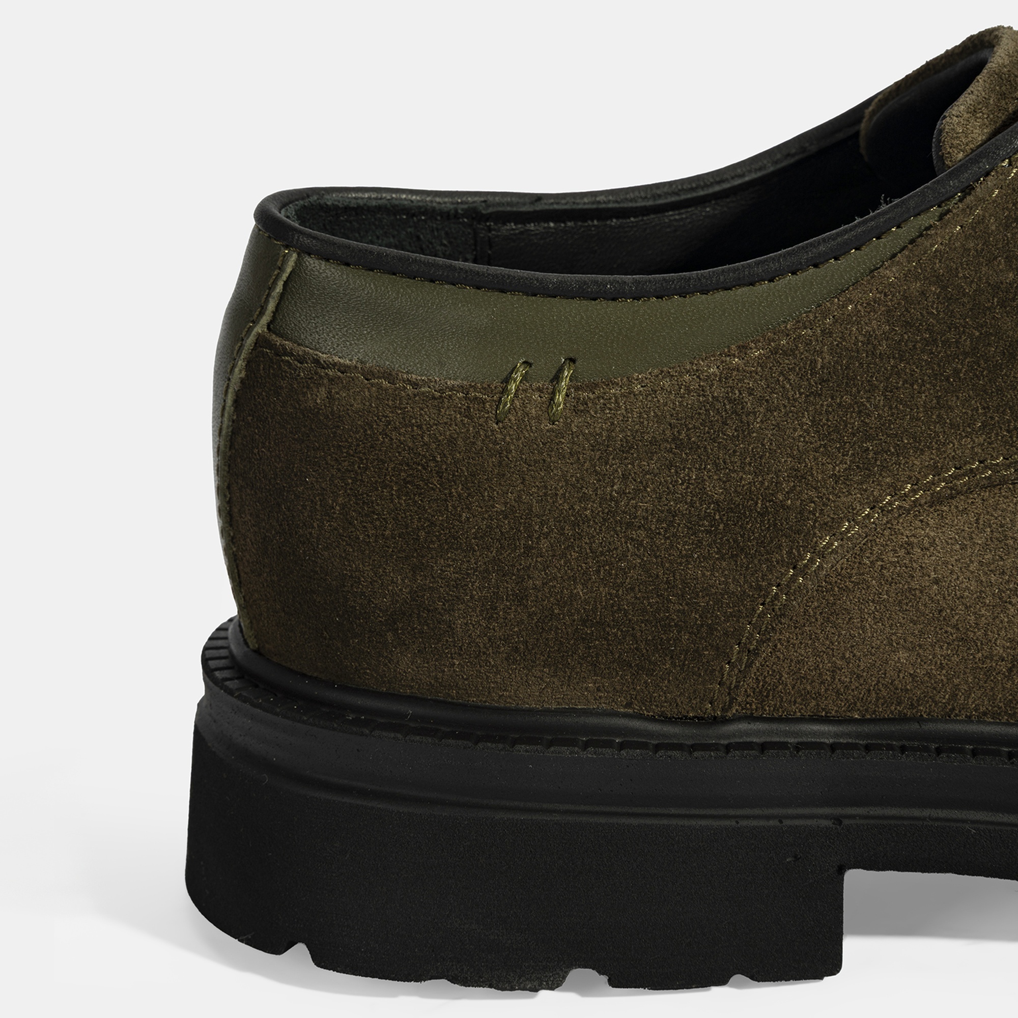 Erkek Yeşil Bağcıklı Süet Günlük Ayakkabı