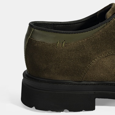  Erkek Yeşil Bağcıklı Süet Günlük Ayakkabı