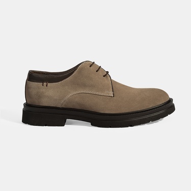  Erkek Kahve Bağcıklı Süet Günlük Ayakkabı