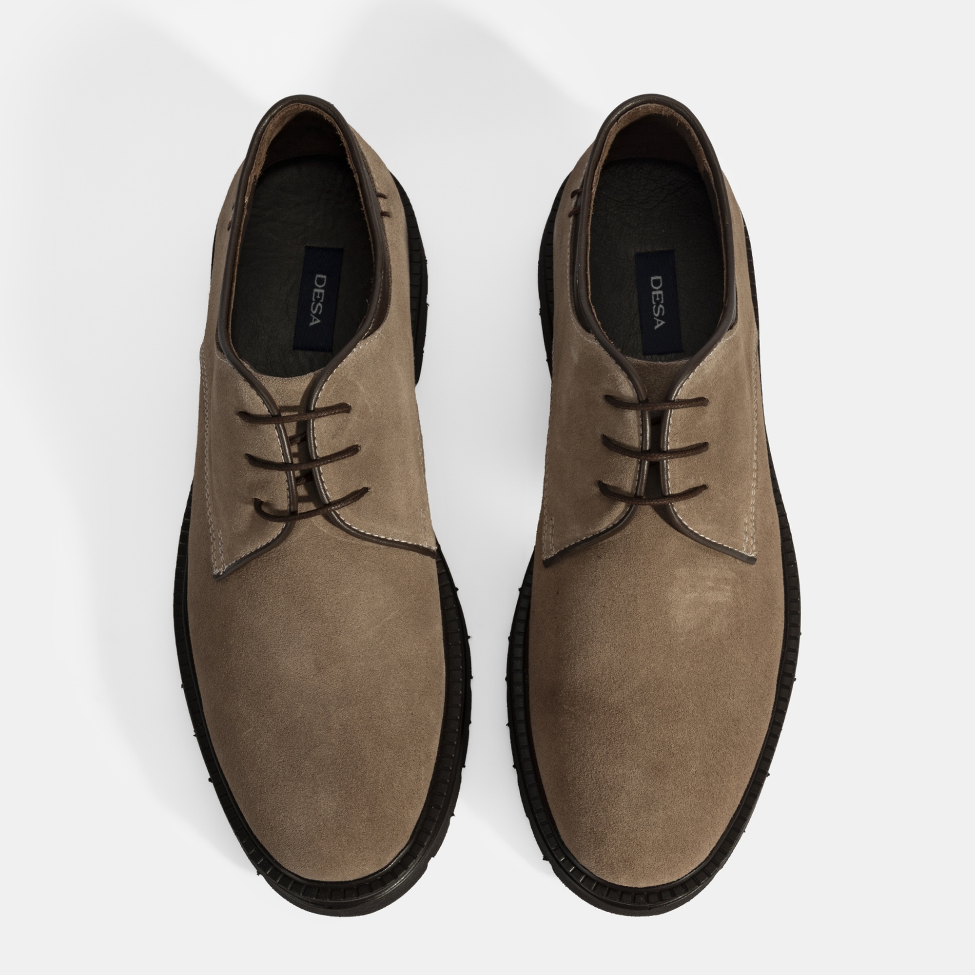 Erkek Kahve Bağcıklı Süet Günlük Ayakkabı