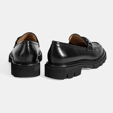  Luca Grossi Kadın Siyah Toka Detaylı Deri Loafer