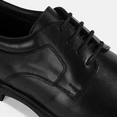  Erkek Siyah Klasik Deri Ayakkabı
