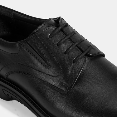  Erkek Siyah DesaComfort Klasik Deri Ayakkabı