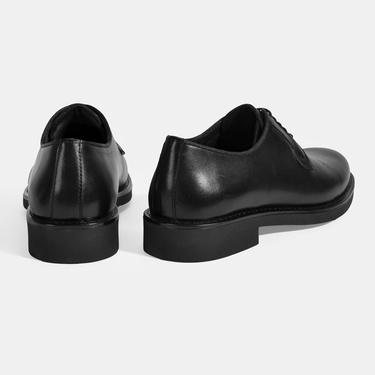  Erkek Siyah DesaComfort Klasik Deri Ayakkabı