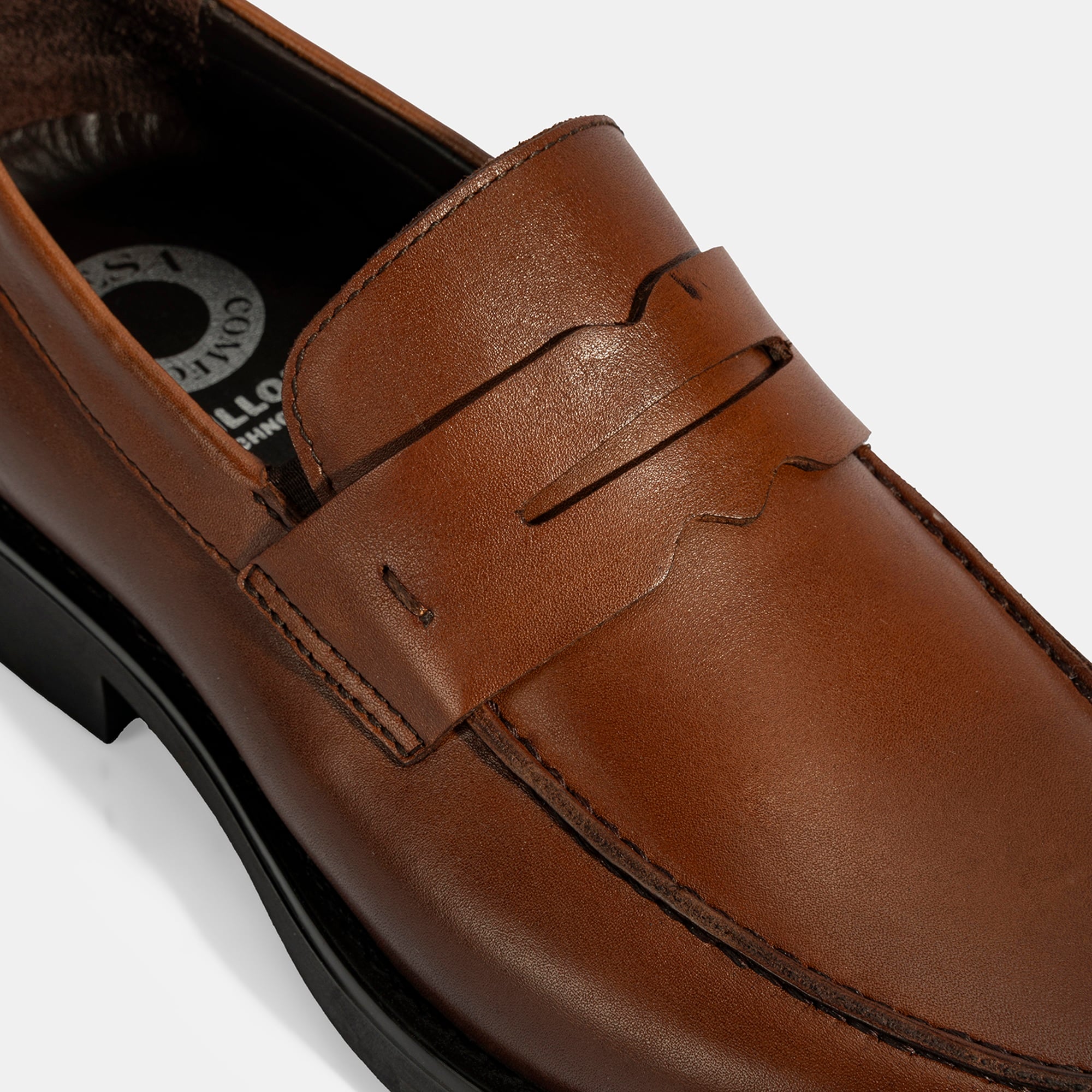 Erkek Taba DesaComfort Deri Loafer