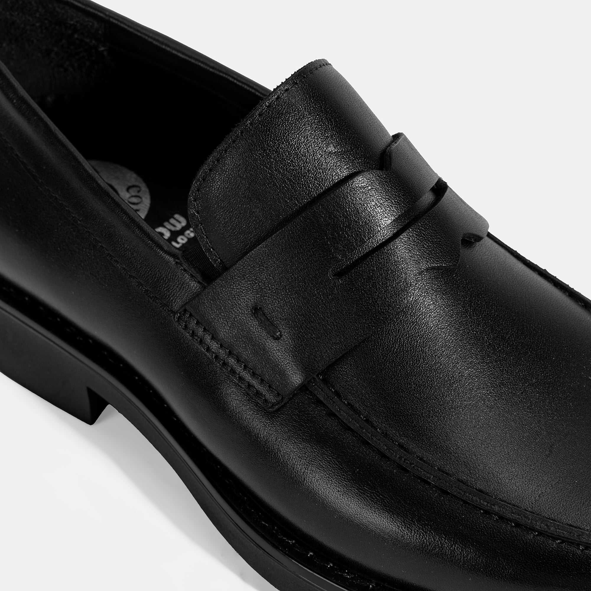 Erkek Siyah DesaComfort Deri Loafer