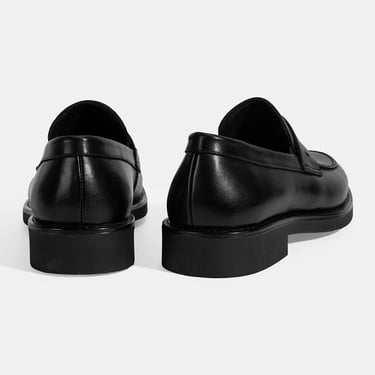  Erkek Siyah DesaComfort Deri Loafer