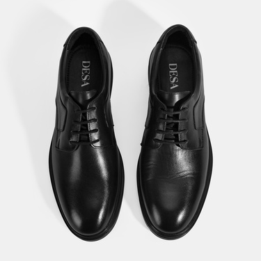  Erkek Siyah Klasik Deri Ayakkabı