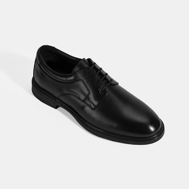 Erkek Siyah Klasik Deri Ayakkabı