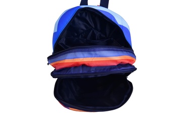  Erkek Çocuk Mavi Kamuflaj Desenli Benetton Yazılı Sırt Çantası