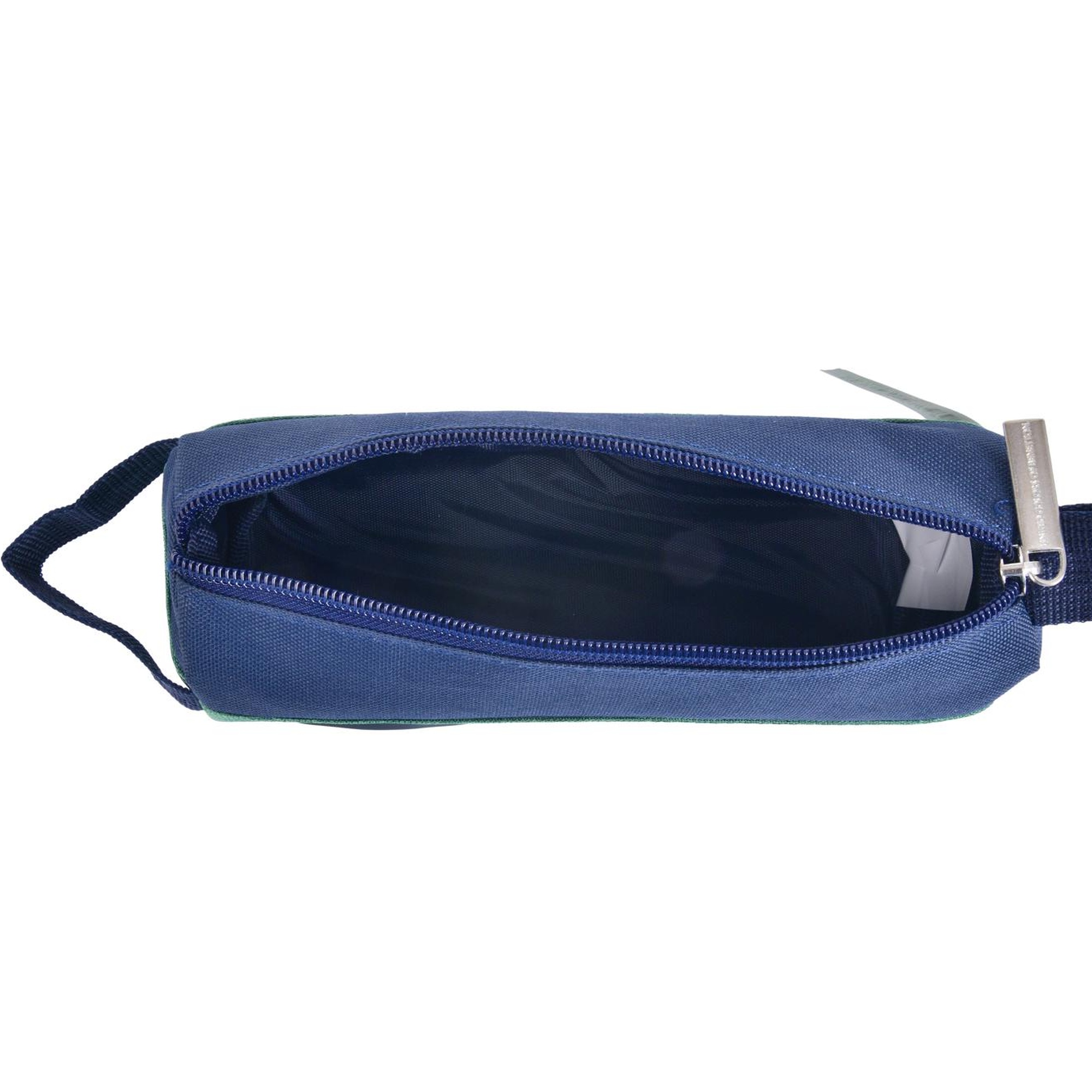 Erkek Çocuk Lacivert Benetton Yazılı ve Logolu Oval Kalem Kutusu