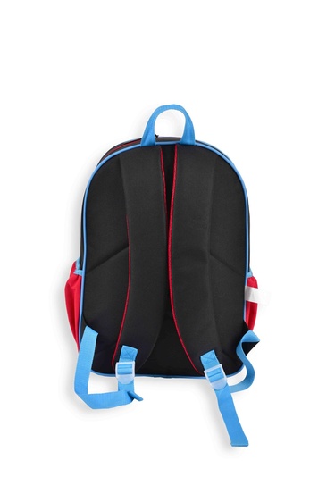  Erkek Çocuk Siyah Benetton Logolu Çift Bölme Sırt Çantası