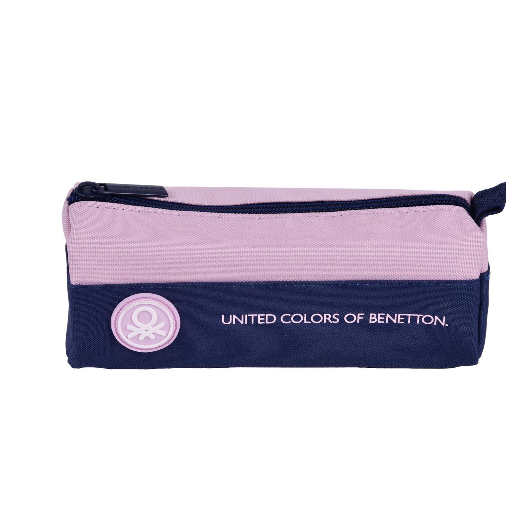 Kız Çocuk Pembe United Colors of Benetton Yazılı Oval Kalem Kutusu