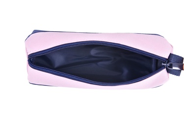  Kız Çocuk Pembe United Colors of Benetton Yazılı Oval Kalem Kutusu